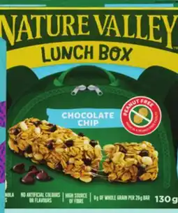 Giant Tiger Nature Valley Lunch Box granola bars offer