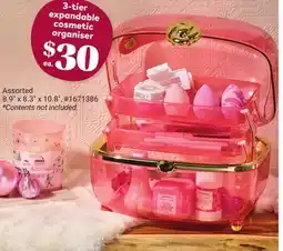 Giant Tiger 3-tier expandable cosmetic organiser offer
