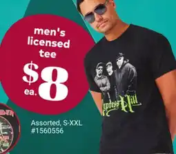 Giant Tiger Men's licensed tee offer