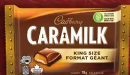 Giant Tiger Cadbury King Size Bars offer