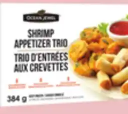Giant Tiger Aqua Star tempura shrimp or Ocean Jewel shrimp appetizer trio offer