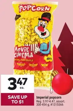 Giant Tiger Imperial popcorn offer