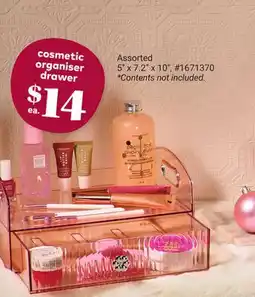 Giant Tiger Cosmetic organiser drawer offer