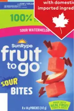 Giant Tiger Sunrype Fruit to Go snacks offer
