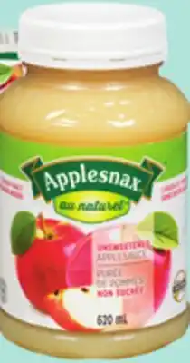 Giant Tiger Applesnax apple sauce offer