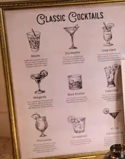 Giant Tiger Cocktail wall art offer