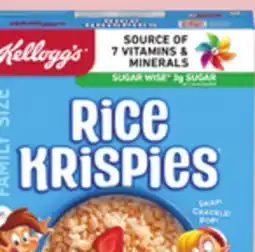 Giant Tiger Kellogg's cereal offer