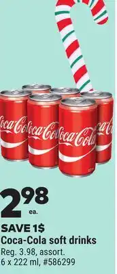 Giant Tiger Coca‐Cola soft drinks offer