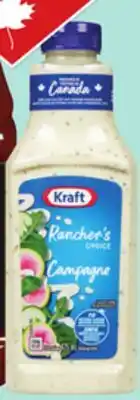Giant Tiger Kraft Salad dressing offer