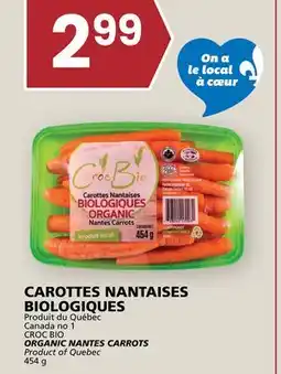 Rachelle-Bery Grocery CROC BIO ORGANIC NANTES CARROTS offer