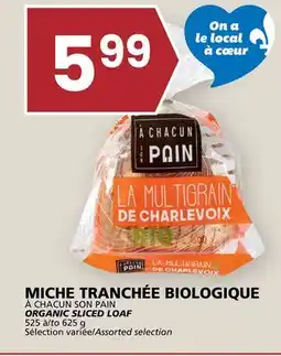 Rachelle-Bery Grocery À CHACUN SON PAIN ORGANIC SLICED LOAF offer