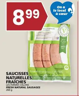 Rachelle-Bery Grocery LES FERMES VALENS FRESH NATURAL SAUSAGES offer