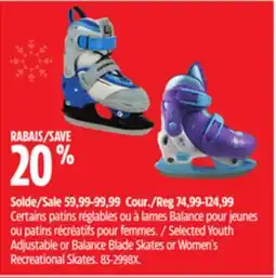Canadian Tire Adjustable or Balance Blade Skates or Women's Recreational Skates offer