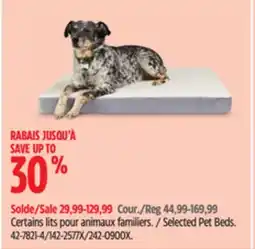 Canadian Tire Petco Selected Pet Beds offer