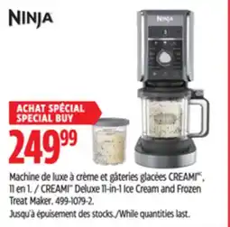 Canadian Tire Ninja CREAMI Deluxe 11-in-1 Ice Cream and Frozen Treat Maker offer