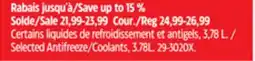 Canadian Tire PRESTONE Selected Antifreeze/Coolants offer