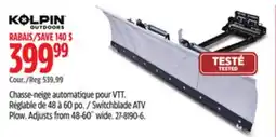 Canadian Tire Kolpin Switchblade ATV Plow offer