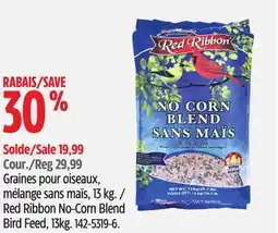 Canadian Tire Red Ribbon No-Corn Blend Bird Feed, 13kg offer
