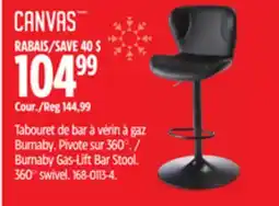 Canadian Tire CANVAS Burnaby Gas-Lift Bar Stool offer