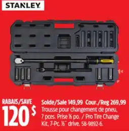 Canadian Tire Stanley Pro Tire Change Kit, 7-Pc offer