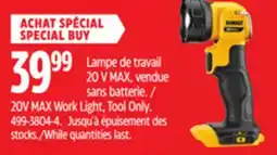 Canadian Tire 20V MAX Work Light offer