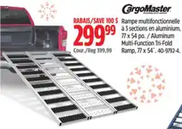 Canadian Tire CargoMaster Aluminum Multi-Function Tri-Fold Ramp, 77 x 54 offer