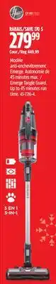 Canadian Tire Hoover Emerge Tangle Guard. Up to 45 minutes run time offer