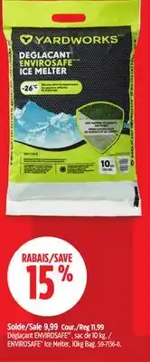 Canadian Tire Yardworks ENVIROSAFE Ice Melter offer