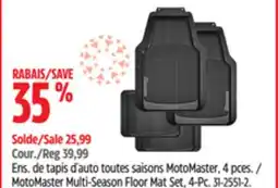 Canadian Tire MotoMaster Multi-Season Floor Mat Set, 4-Pc offer