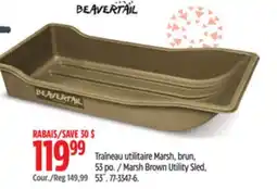 Canadian Tire Rhino Marsh Brown Utility Sled, 53˝ offer
