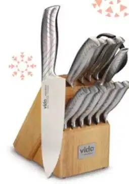 Canadian Tire 14-Pc Knife Block Set with Natural Wood Block offer