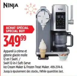 Canadian Tire Swirl 12-in-1 Soft-Serve Ice Cream Maker & Frozen Treat Maker offer