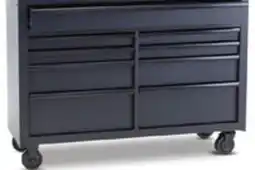 Canadian Tire 52˝9-Drawer Tool Cabinet. 1000-lb caster capacity offer