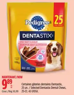 Canadian Tire Pedigree Selected Dentastix Dental Chews offer