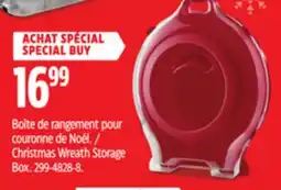 Canadian Tire STERILITE Christmas Wreath Storage Box offer