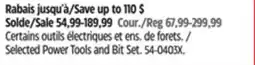 Canadian Tire MAXIMUM Selected Power Tools and Bit Set offer