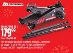 Canadian Tire 3-Ton Standard-Duty Garage Jack. Lift range 13cm-46.5cm offer