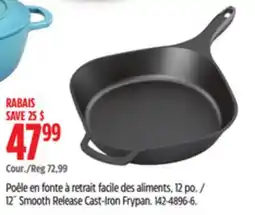 Canadian Tire PADERNO 12˝ Smooth Release Cast-Iron Frypan offer