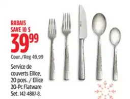 Canadian Tire CANVAS Ellice 20-Pc Flatware Set offer
