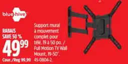 Canadian Tire Full Motion TV Wall Mount, 19-50 offer