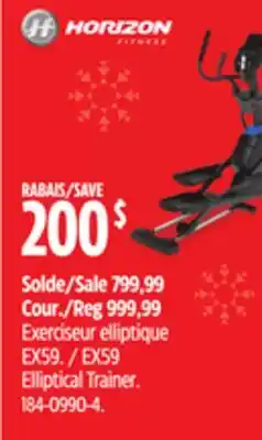 Canadian Tire EX59 Elliptical Trainer offer