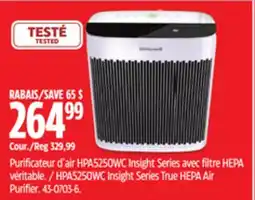 Canadian Tire HPA5250WC Insight Series True HEPA Air Purifier offer