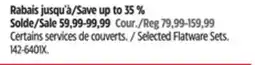 Canadian Tire PADERNO Selected Flatware Sets offer