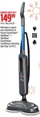 Canadian Tire BISSELL SpinWave SmartSteam Scrubbing & Sanitizing Spin Mop offer