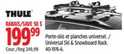 Canadian Tire THULE Universal Ski & Snowboard Rack offer