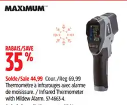 Canadian Tire Infrared Thermometer with Mildew Alarm Maximum offer