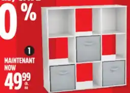Canadian Tire 9-Cube Cabinet. Black or white offer