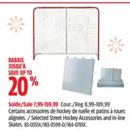 Canadian Tire Sherwood Accessories and In-line Skates offer