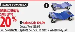 Canadian Tire Certified Wheel Dolly Set offer