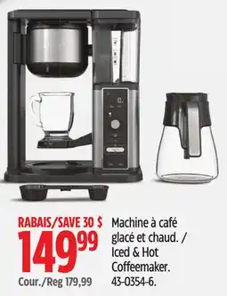 Canadian Tire Iced & Hot Coffeemaker offer